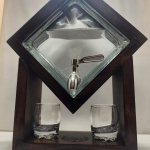 Glass Block Liquor Dispenser